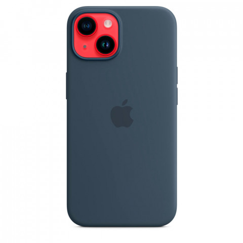 Чехол LUX Silicone Case для iPhone 14 Storm Blue without MagSafe